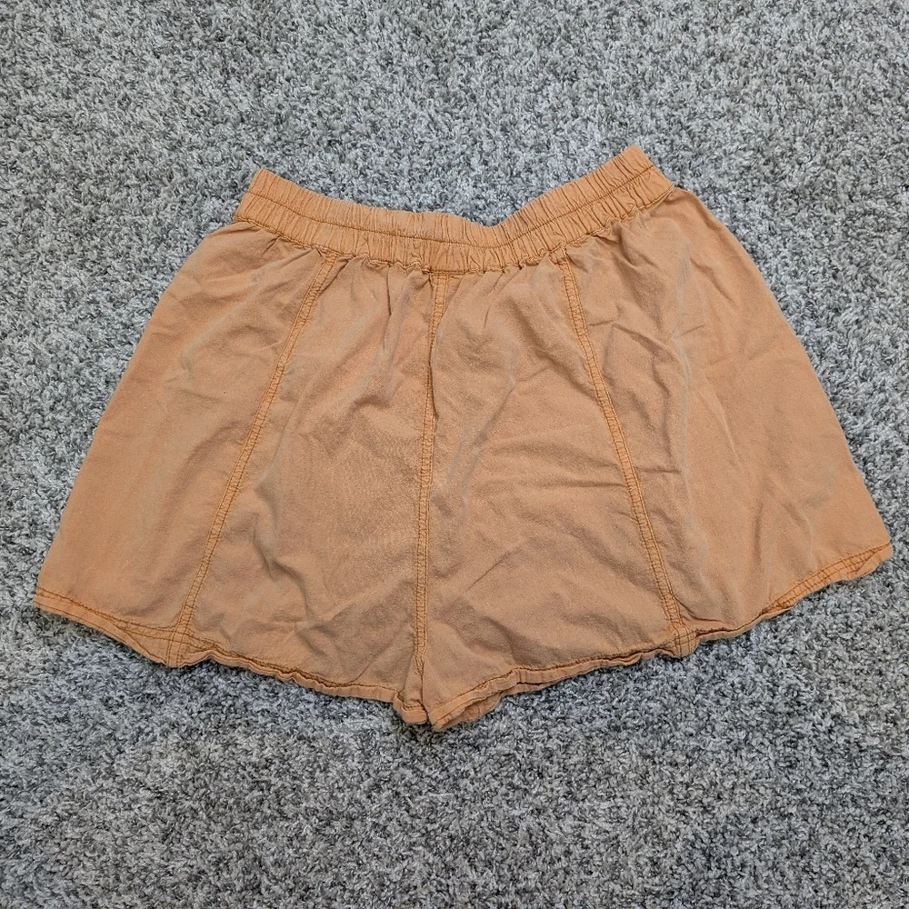 💘 Free People Get Free Poplin Pull On Shorts Size Medium - Picture 5 of 8